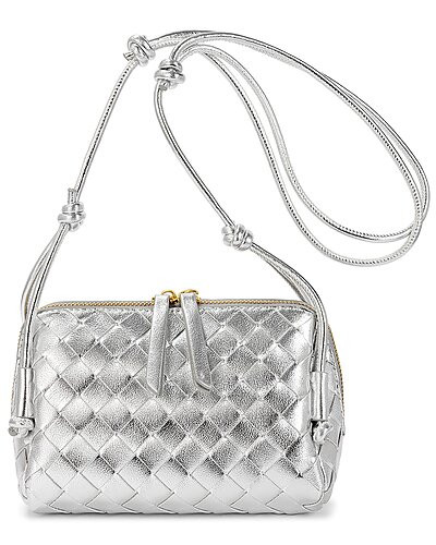 Hand-Woven Leather Crossbody | Gilt & Gilt City