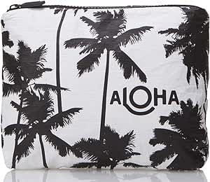 ALOHA Collection Small Coco Palms Pouch in Black | Amazon (US)