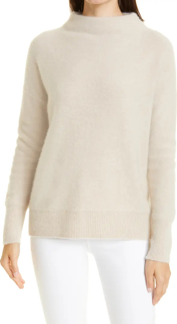 Boiled Cashmere Funnel Neck Pullover | Nordstrom