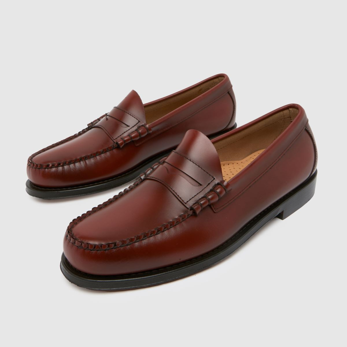 Mens Burgundy G.H. BASS Weejuns Heritage Larson Loafer Shoes | schuh | Schuh