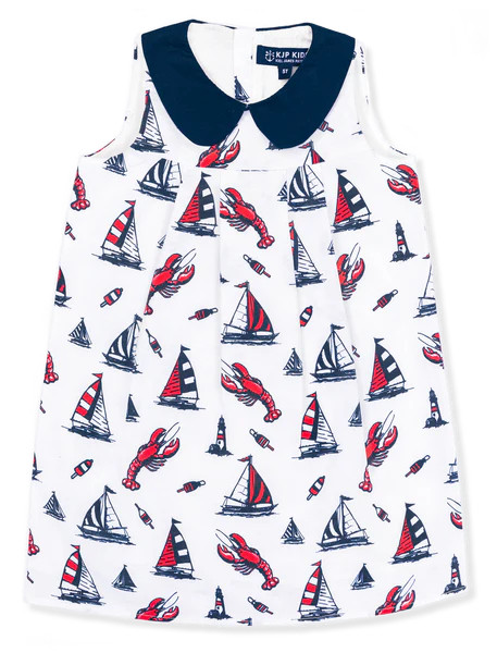 Lobster Harbor Kid's Dress | Kiel James Patrick