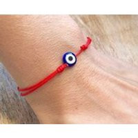 Evil Eye Red String Protection Amulet Protection Bracelet Red String Bracelet Kabbalah Evil Eye Bracelet Mens Womens Lucky Eye Birthday Gift | Etsy (US)