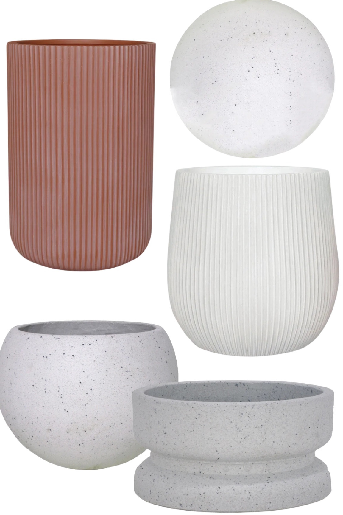 Planters, terrazzo, white planters

#LTKhome #LTKsalealert #LTKSeasonal