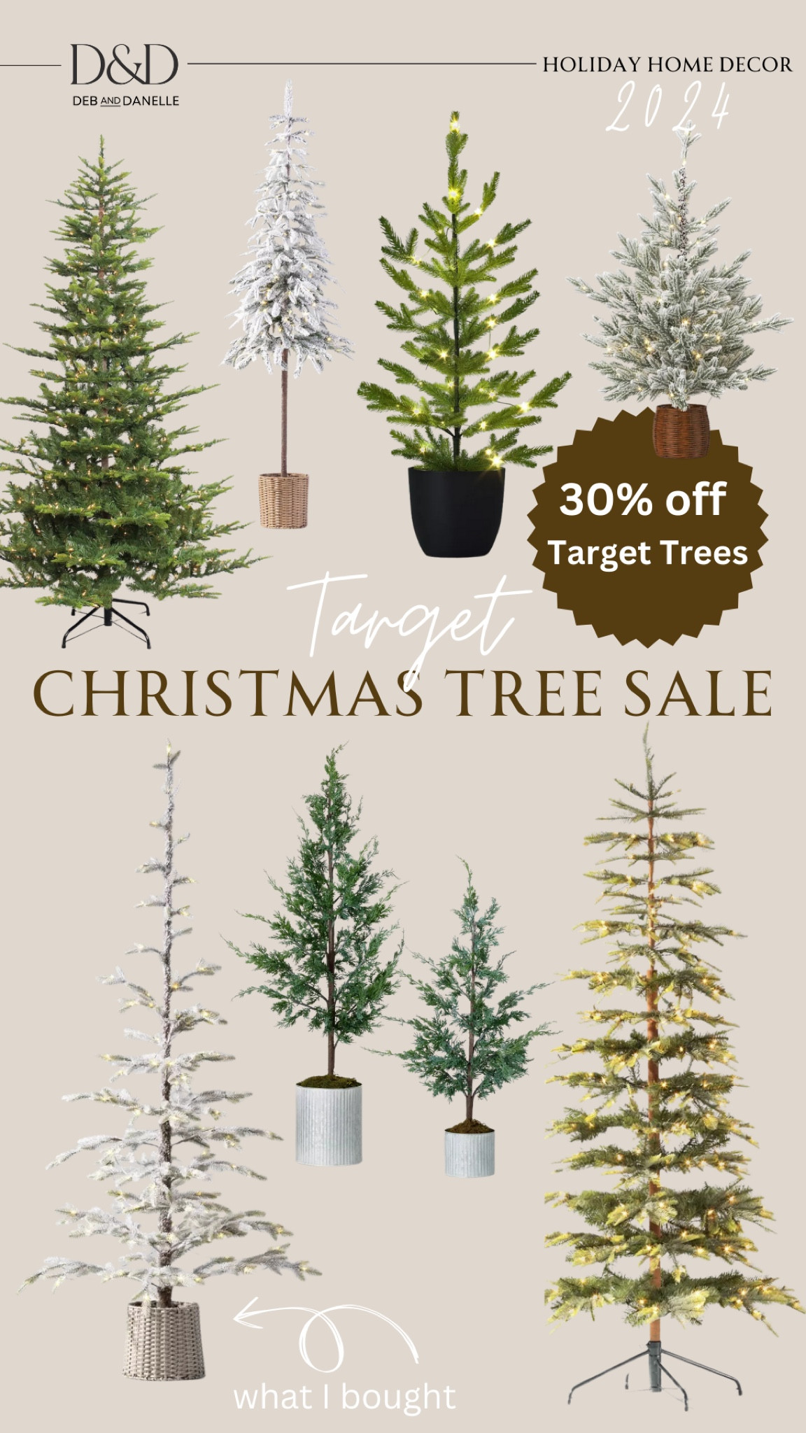 Target is having an early Black Friday sale on their Christmas Trees. Up to 30% off!! From what I can tell, though, almost every tree I liked and clicked on was the full 30% off. Here is a roundup of my favorite tree options, including the 6’ Pre-Lit Flocked Balsam Fir in a Basket that we purchased. 

#LTKHoliday #LTKHome #LTKSaleAlert