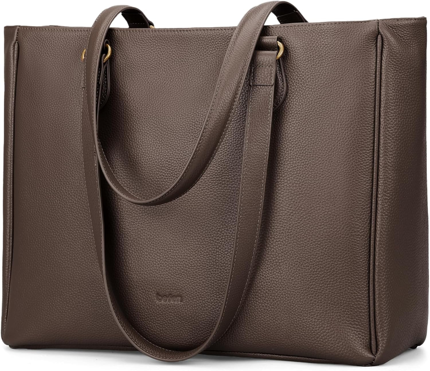 befen Genuine Leather Work Tote Bag for Women Leather Purse Handbags | Amazon (US)