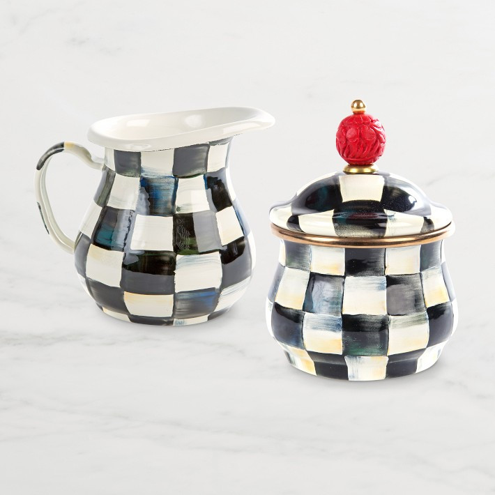 Mackenzie-Childs Courtly Check Creamer & Sugar Bowl Set | Williams-Sonoma
