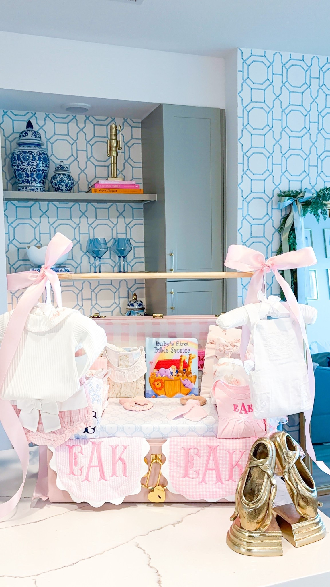 Baby Shower Basket Gift Idea 

Grand millennial style | baby girl gift | baby girl | Amazon finds | 

#LTKU #LTKBaby