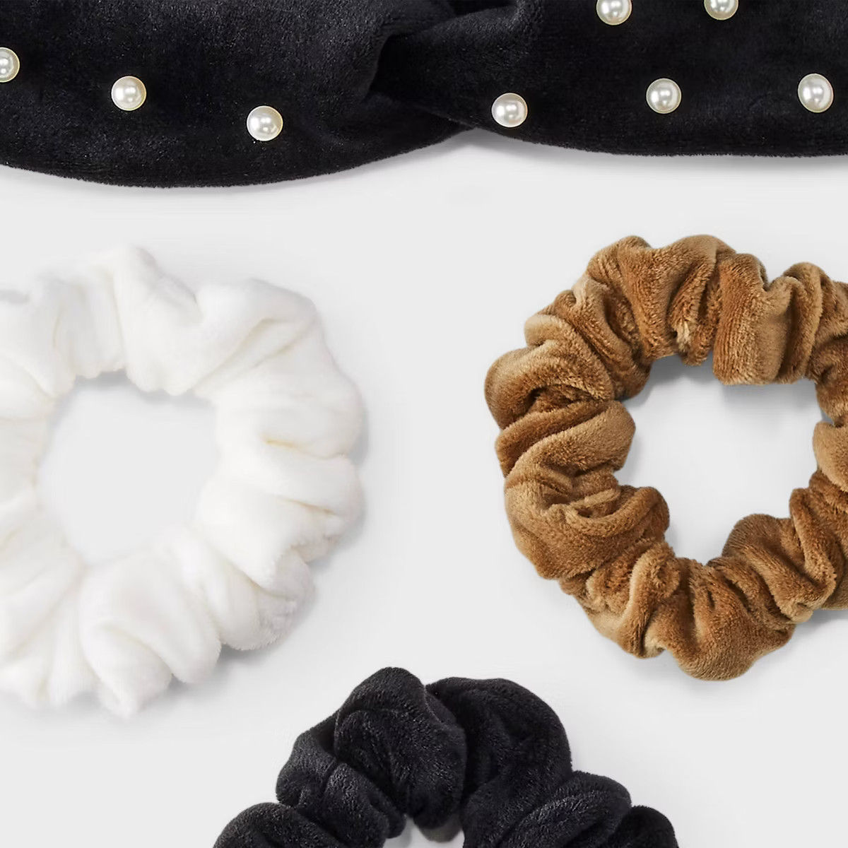 Pearl Headwrap and Hair Twister Set 4pc - A New Day™ Neutral | Target