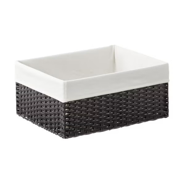 Montauk Woven Rectangular Storage Bins | The Container Store
