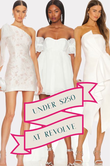 White dresses at Revolve under $250 for the bride to be. See more below.

#wedding #summerdresses #cocktaildress #afterpartydress #rehearsaldinnerdress

#LTKSeasonal #LTKwedding #LTKstyletip