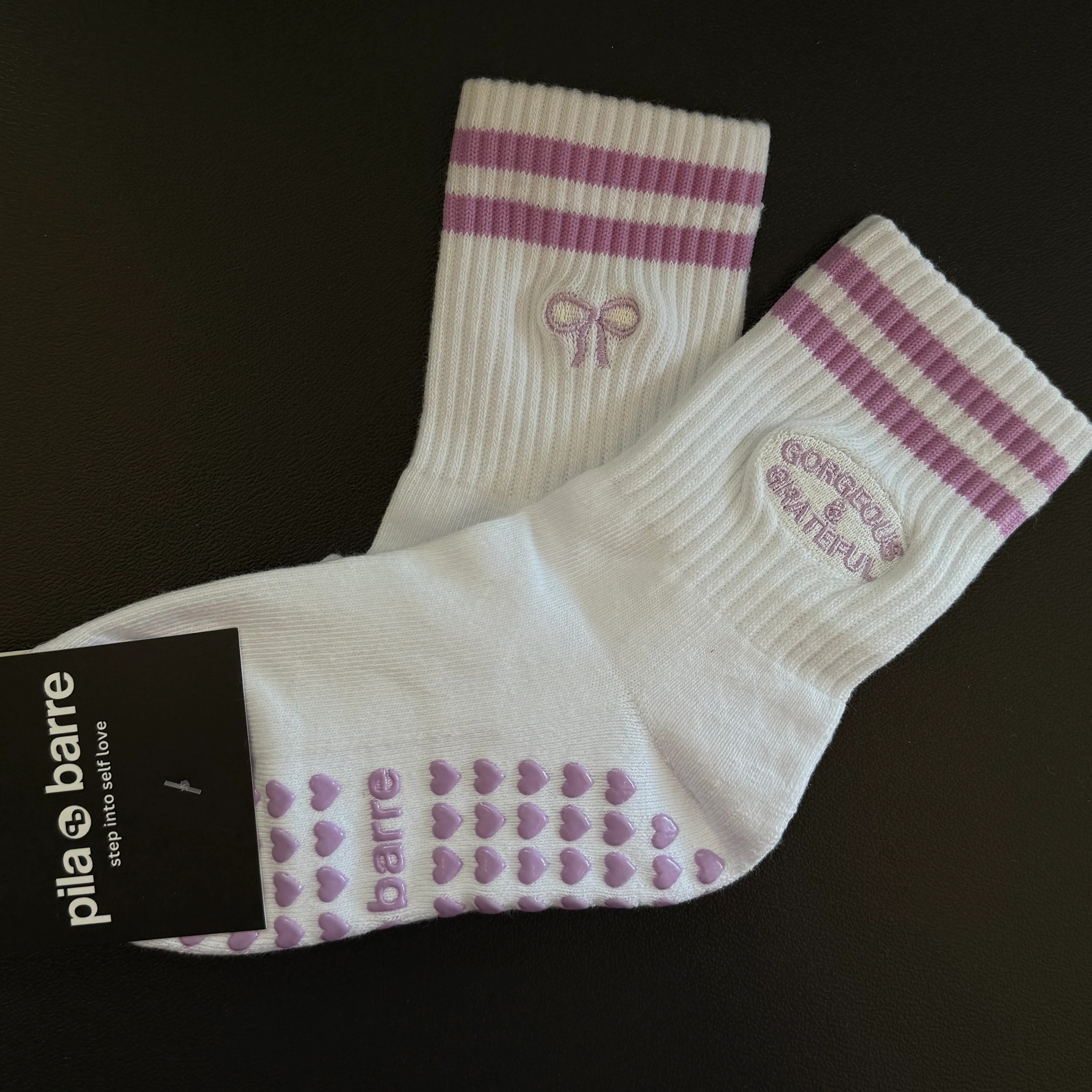 Gorgeous & Grateful Grip Sock | Pila-Barre