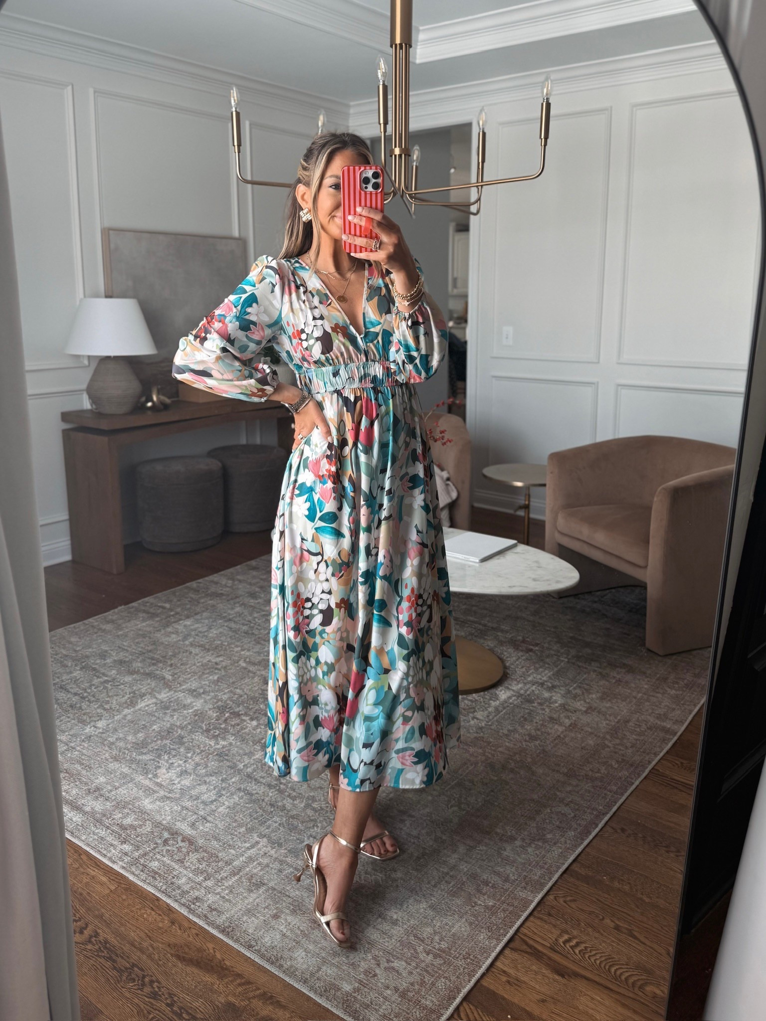 This lightweight flowy dress is gorgeous! Perfect for a wedding guest dress. 

#LTKTall #LTKValentine #LTKWedding