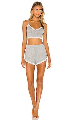 superdown Kyra Sleep Set in Heather Grey from Revolve.com | Revolve Clothing (Global)