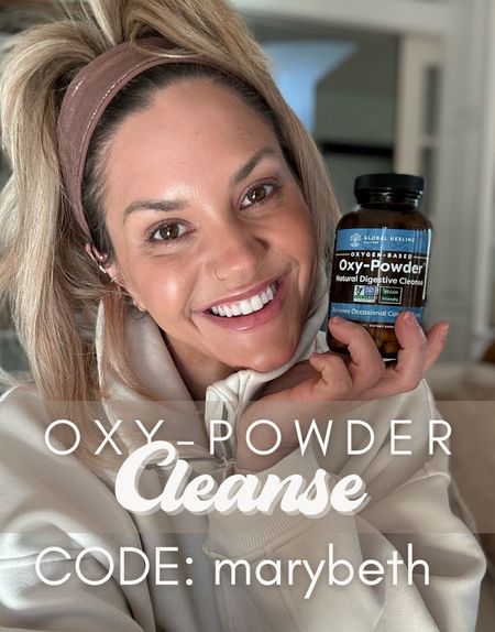 OXY-POWDER Natural Digestive Cleanse Capsules from Global Healing!
Relieves occasional constipation using oxygen. 

Cleanses and Detoxifies
Optimizes Digestive Health
Supports a Healthy Gut
Year to Love It — One Year Money-Back Guarantee!

Use code: marybeth for 15% off for 24 hours!!

#globalhealingpartner @globalhealing

#LTKsalealert #LTKfamily #LTKhome