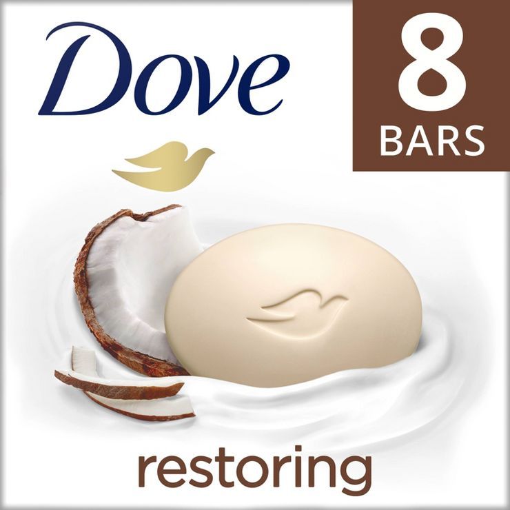 Dove Beauty Restoring Coconut & Cocoa Butter Beauty Bar Soap | Target