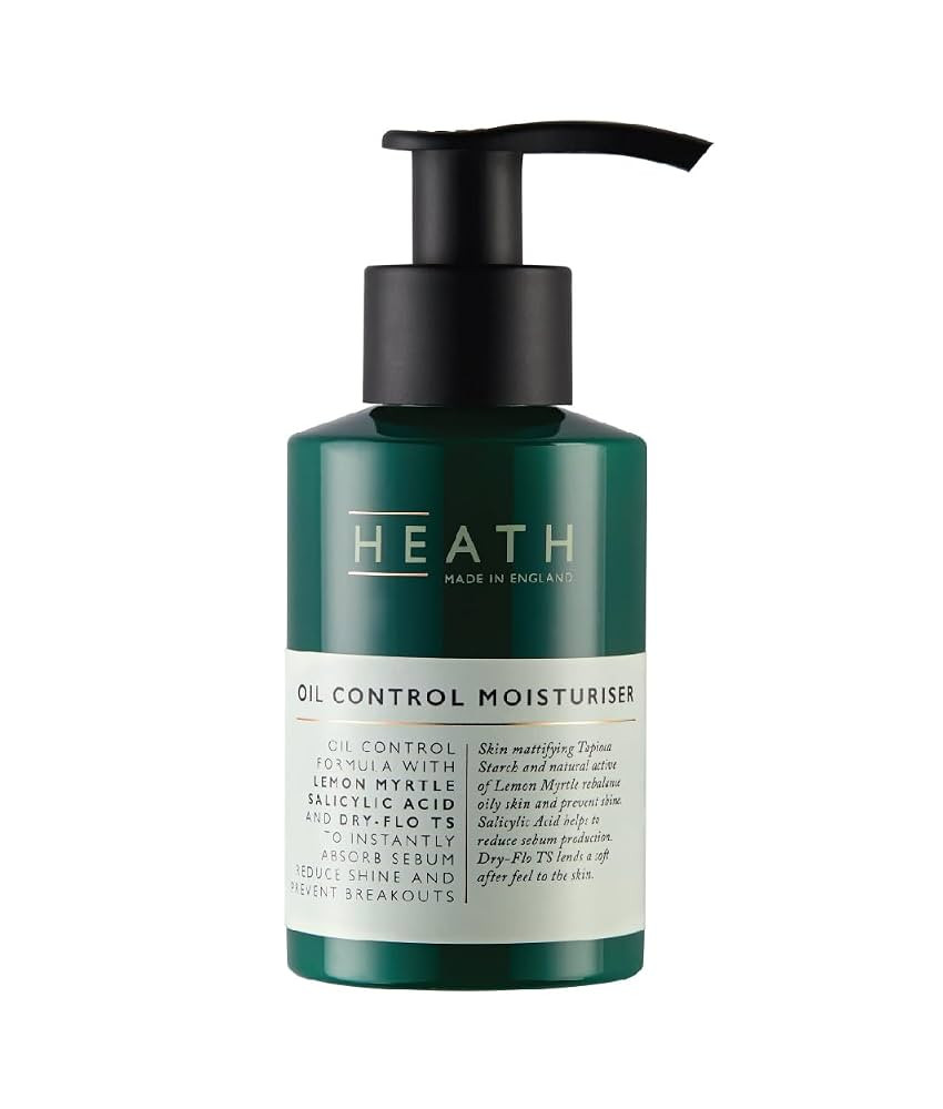 Heath Oil Control Moisturiser for Men - A Face Moisturiser Formulated with Lemon Myrtle Extract a... | Amazon (UK)