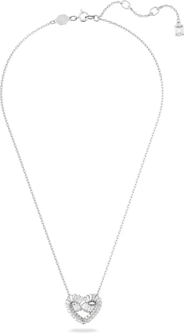 Matrix Woven Crystal Heart Pendant Necklace | Nordstrom