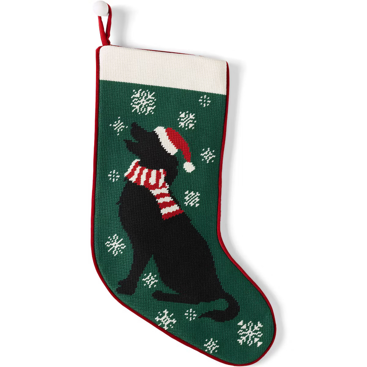 Lands' End Needlepoint  Christmas Stocking | Target