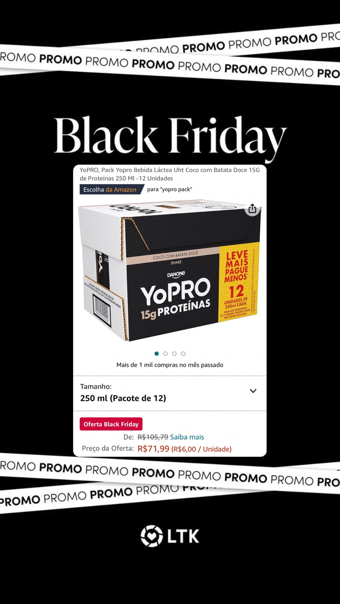 A BLACK FRIDAY AMAZON CONTINUA FERVENDO 🔥

#LTKbrasil