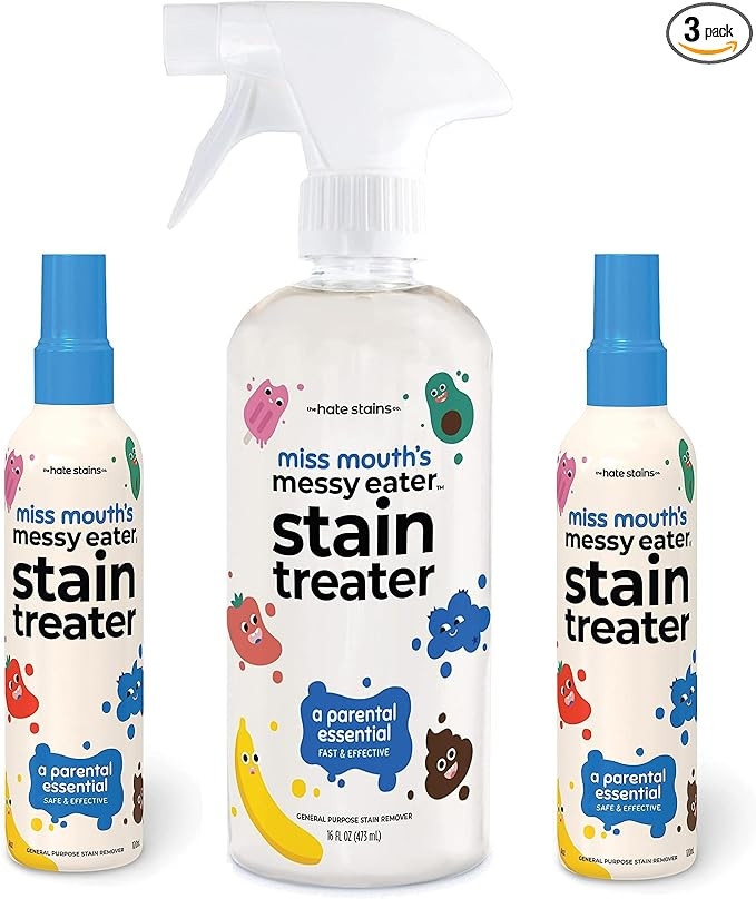 Miss Mouth's Messy Eater Stain Treater - 2 Pack Stain Remover Spray and 16oz Bottle | Amazon (US)