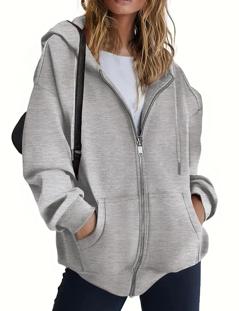 Zeagoo Hoodies For Women Zip Up Hoodie Oversized Sweatshirt Fleece Jackets Fall Winter Coats 2025... | Amazon (US)