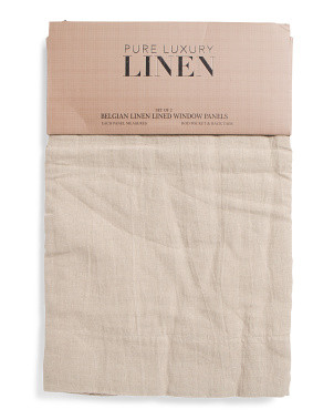 50x96  Set Of 2 Linen Lined Curtains | The Global Decor Shop | Marshalls | Marshalls