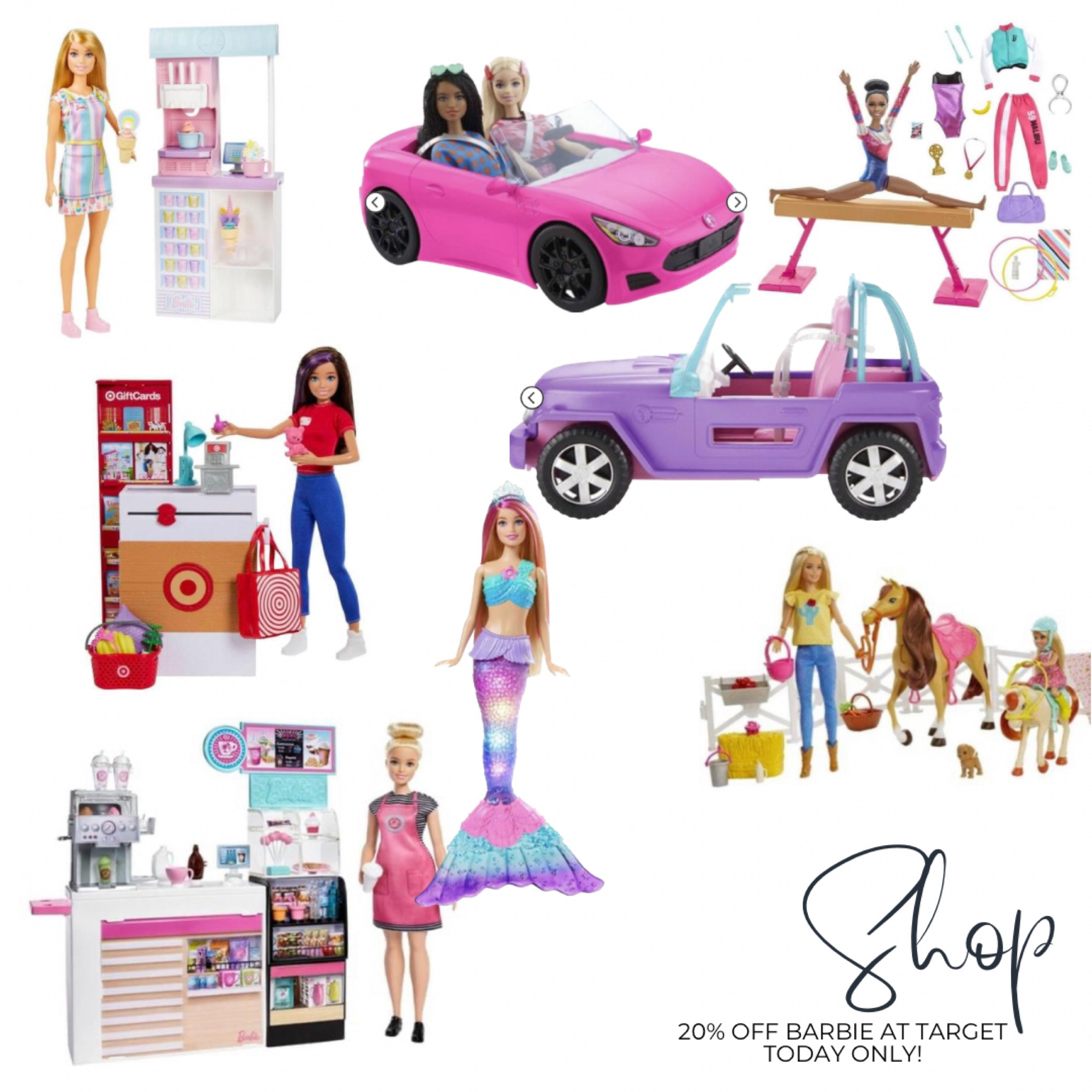 Last Target Circle Week! Get your barbies for 20% off before the movie comes out!

#LTKxNSale #LTKsalealert #LTKkids