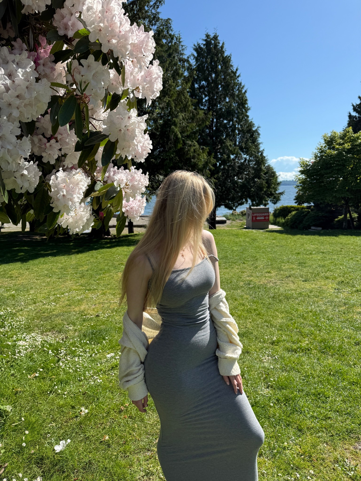 Cardigan - size small
Dress - size small