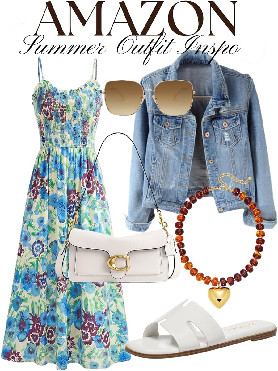 Amazon Summer Outfit Inspo You’ll Wear on Repeat ☀️💙

This dreamy floral maxi dress paired with a classic denim jacket and neutral accessories is the perfect effortless summer outfit for brunch dates, vacations, farmers markets, and casual weekends. Loving the soft blue tones mixed with chic gold accents for that elevated Amazon fashion look without the designer price tag. #ad #affiliate

#AmazonFashion #SummerOutfitInspo #AmazonFinds #MaxiDressStyle #DenimJacketOutfit #CasualChicStyle #SummerStyleIdeas #VacationOutfit #EffortlessStyle #NeutralAccessories #FashionInspo #FarmersMarketStyle #CuteSummerOutfits #AmazonStyle #EverydayFashion 

 