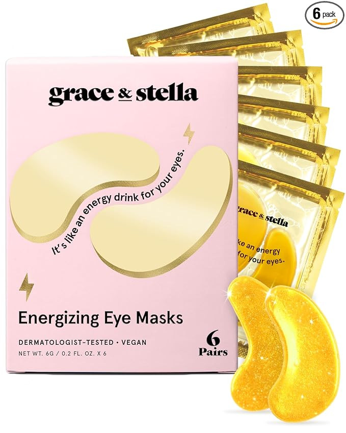 grace & stella Award Winning Under Eye Mask - Xmas Stocking Stuffers under 10, Gel Eye Patches fo... | Amazon (US)