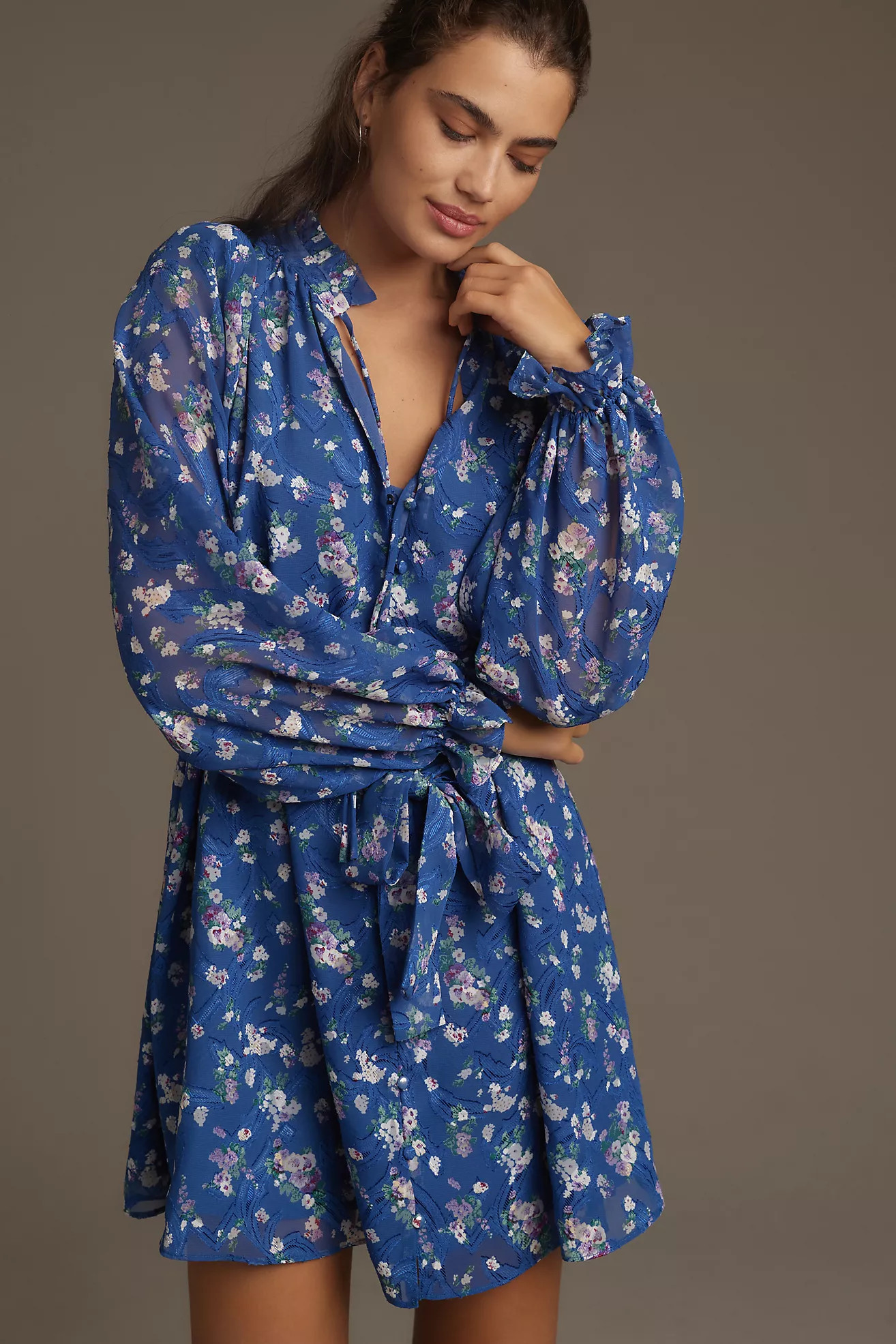 Endless Rose Long-Sleeve Mini Dress | Anthropologie (US)