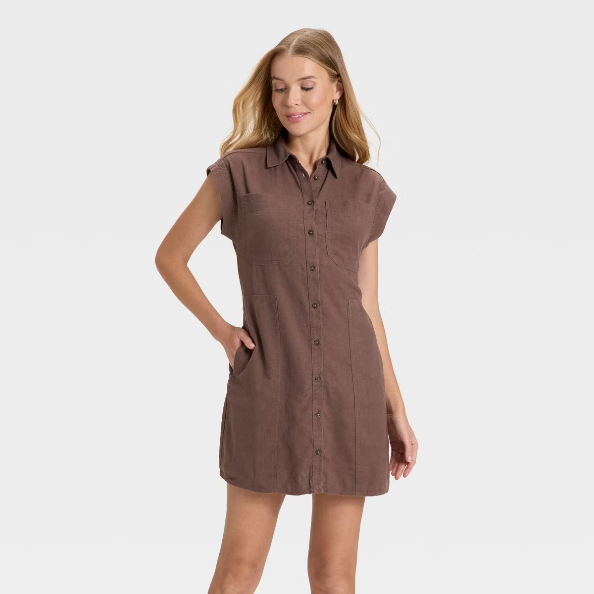 Women's Short Sleeve Mini Shirtdress - Universal Thread™ | Target