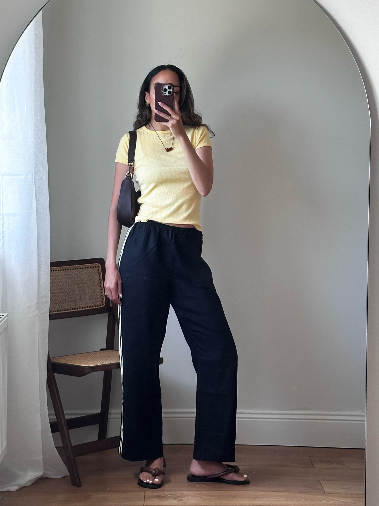 Donni, casual style, butter yellow, track pants, neutral style, linen pants

#LTKStyleTip