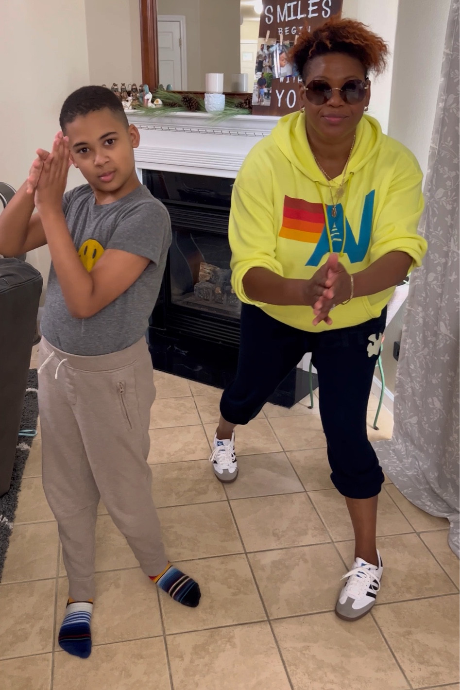 Very comfy sweats on this gloomy rainy day! The sweatshirt is oversized for a medium and I like a baggy bottom and chose a large. My son is wearing a buttery soft top from Aviator Nation Kids.

#LTKkids #LTKSeasonal #LTKFind