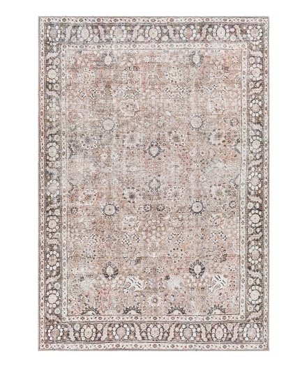 Charcoal & Cream Colin Washable Area Rug | Zulily