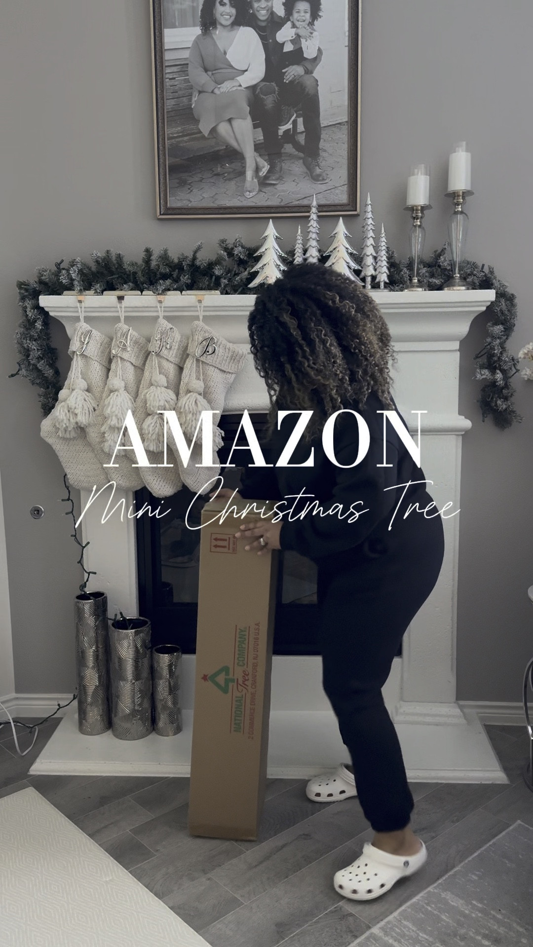 Amazon Mini Christmas Tree!🎄 

#LTKSeasonal #LTKHome #LTKHoliday