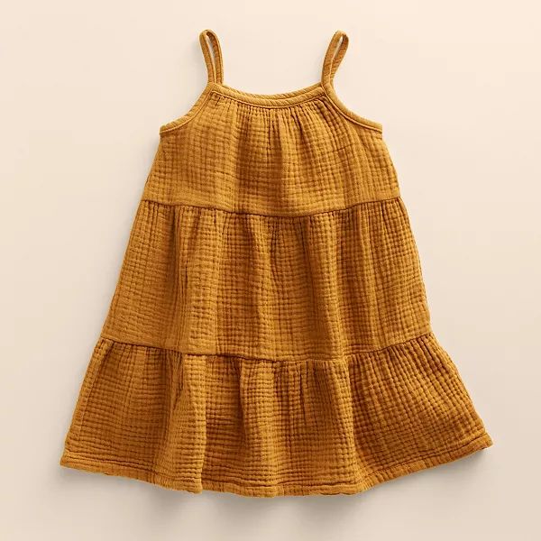 Girls 4-8 Little Co. by Lauren Conrad Organic Tiered Gauze Dress | Kohl's