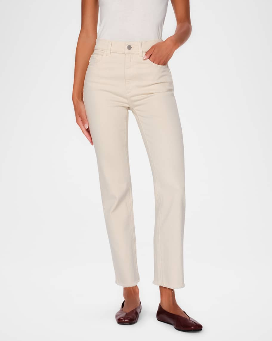 Patti High-Rise Vintage Straight Jeans | Neiman Marcus