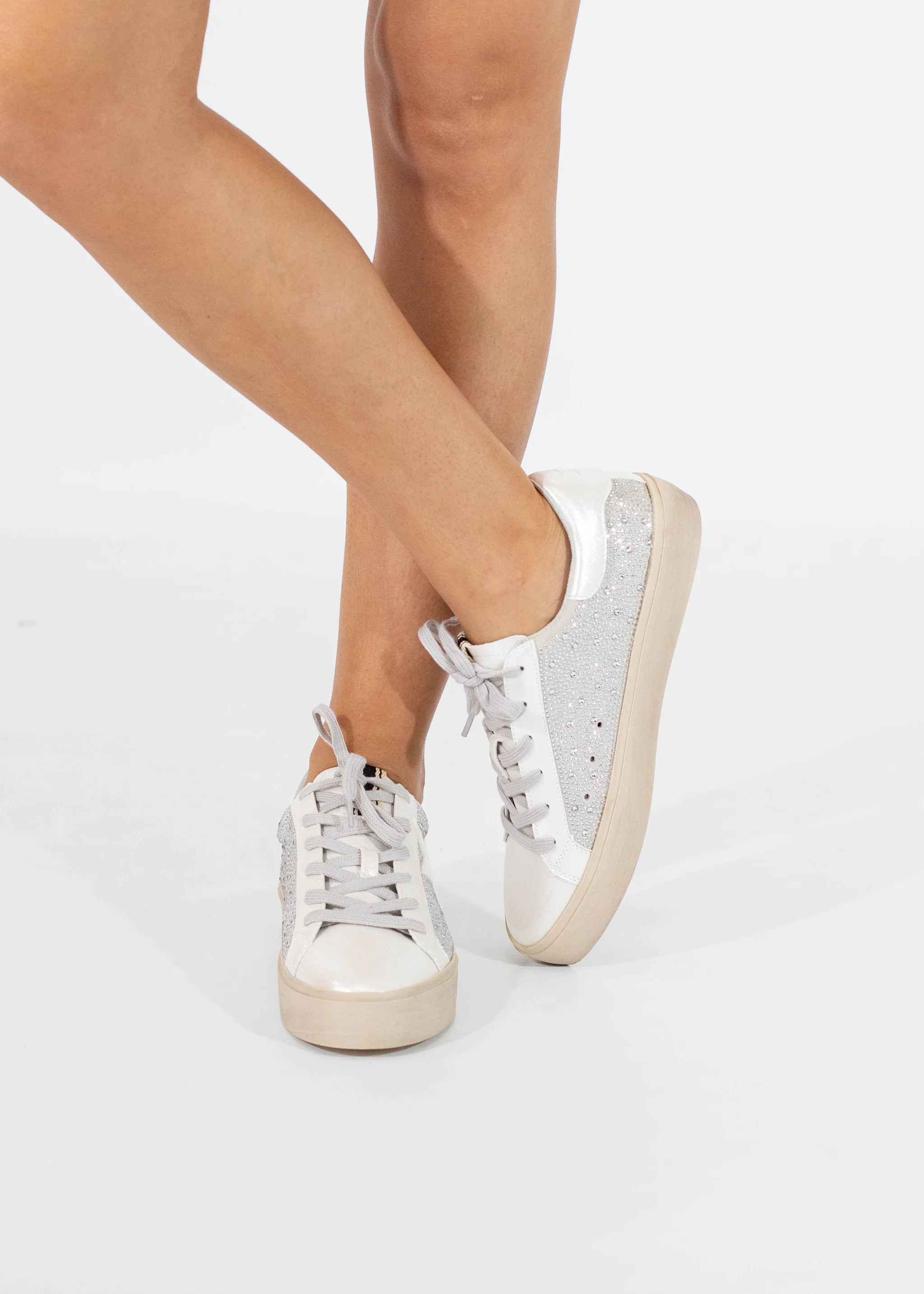 Shu Shop Reba Sneaker - Ice | Aqua B Boutique
