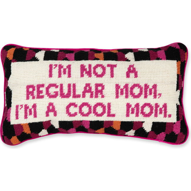 Furbish Studio | Cool Mom Needlepoint Pillow | Maisonette | Maisonette
