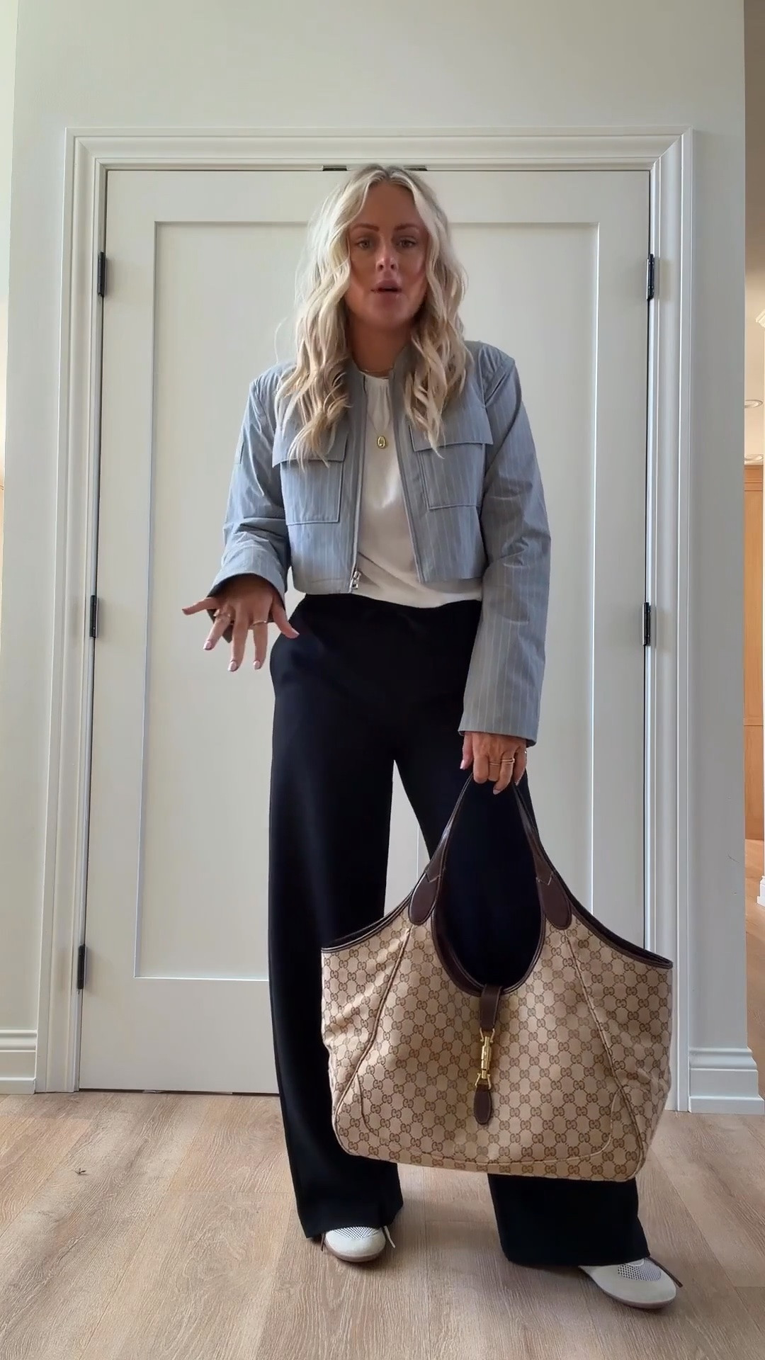 Airport fit ✈️ my jacket is 30% off today!

These @Aritzia  pants are 1000% worth the hype. I’m in the tall (I’m 5’6”) and they do run a little short—fits more like a regular length on me. They also come in linen 🙌🏼
@Alo Yoga jacket in a medium for layering ✔️ Target tank in a small 🤍.


Travel fit. Airport. Lodge pant.

#LTKgrwm #LTKootd #LTKSaleAlert