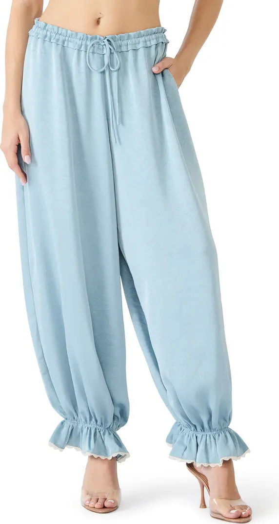 Roan Floral Jacquard Pull-On Pants | Nordstrom
