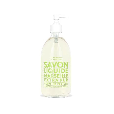 Compagnie de Provence Savon de Marseille Extra Pure Liquid Soap - Fresh Verbena - 16.7 Fl Oz Glas... | Amazon (US)