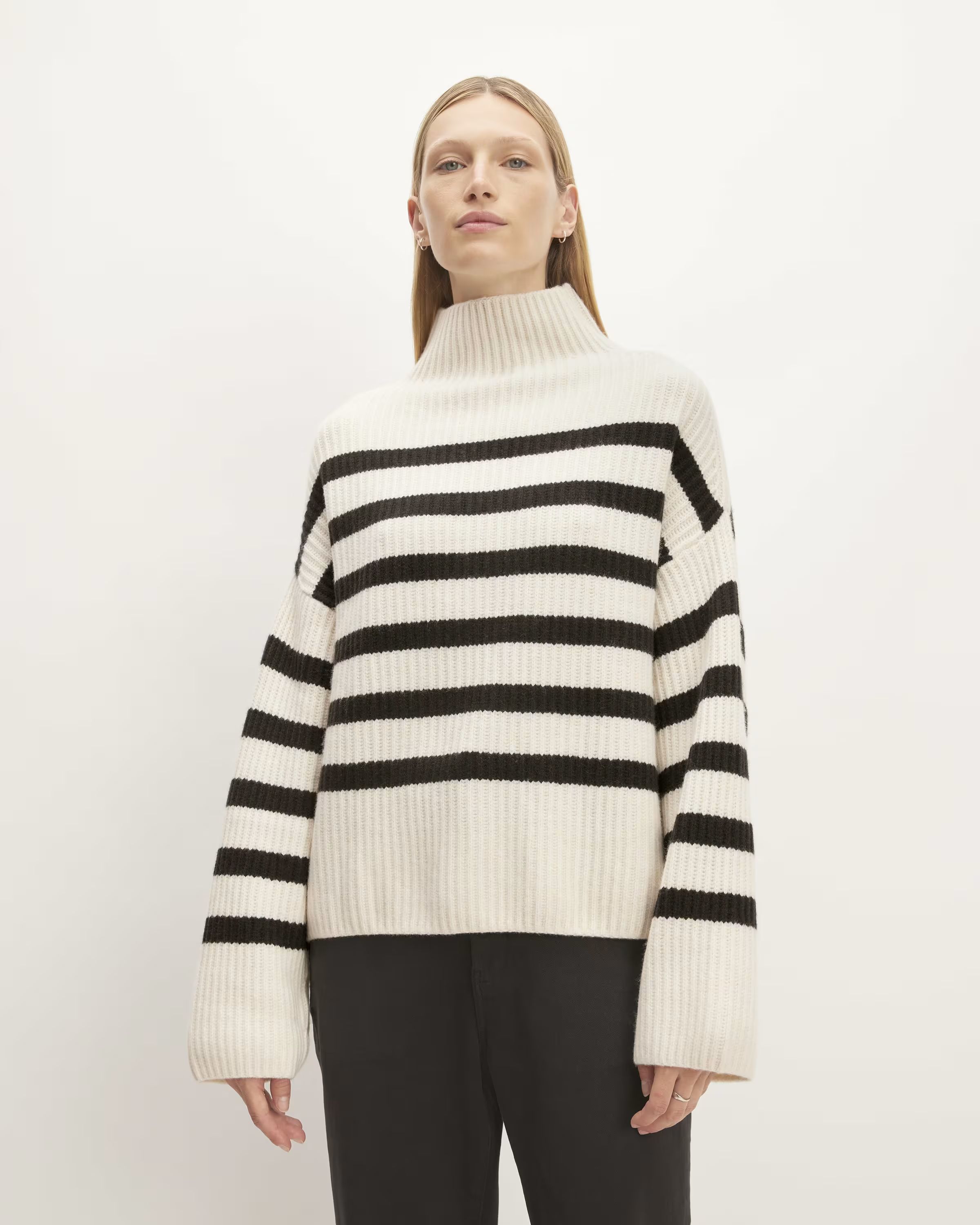 The Felted Merino Funnel-Neck Pullover | Everlane