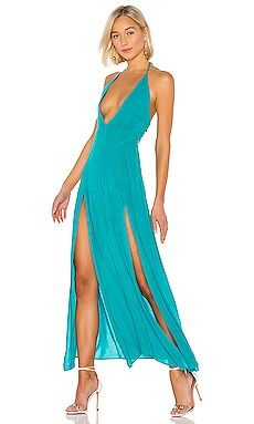 superdown Arina Maxi Dress in Teal from Revolve.com | Revolve Clothing (Global)