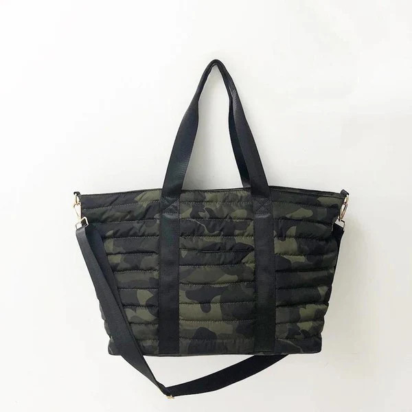 Camo Puffer Tote | Gunny Sack and Co