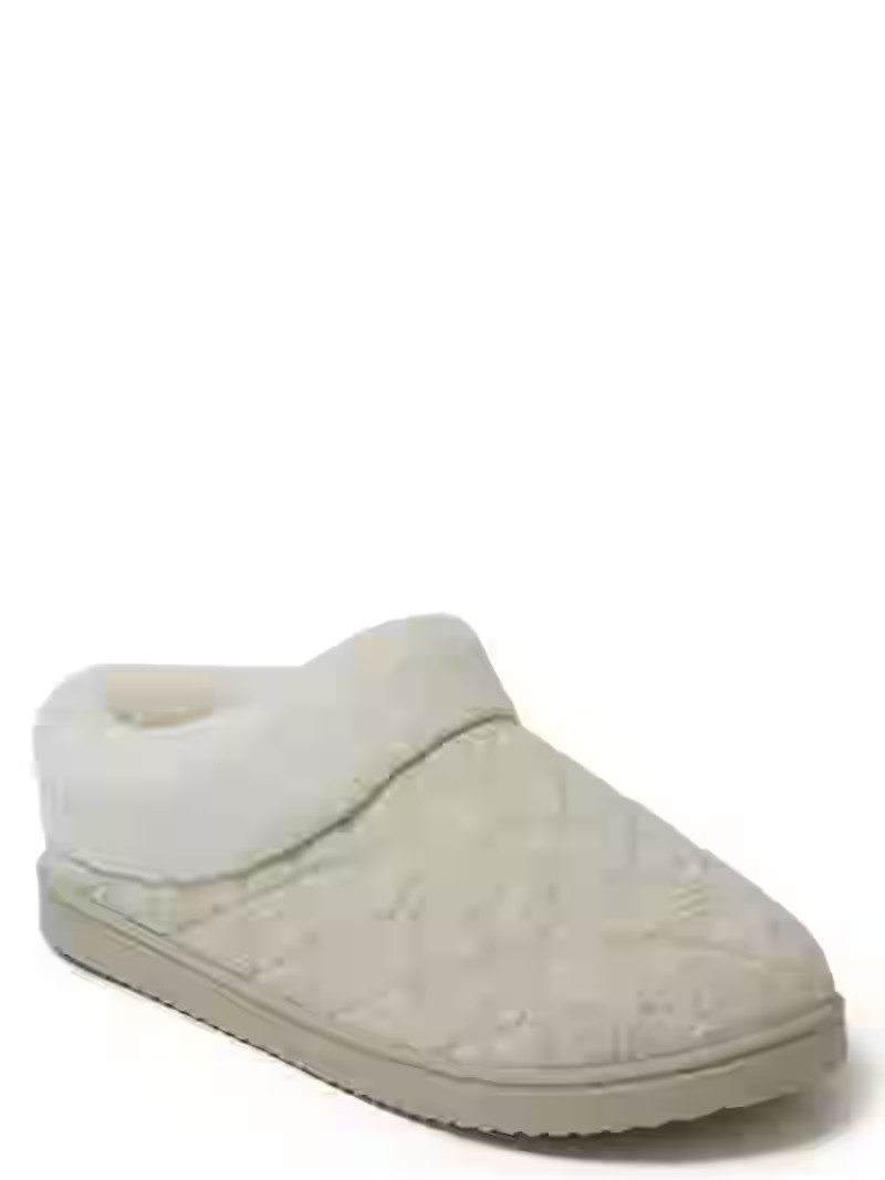 Dearfoams Cozy Comfort Women's Quilted Jersey Clog | Walmart (US)