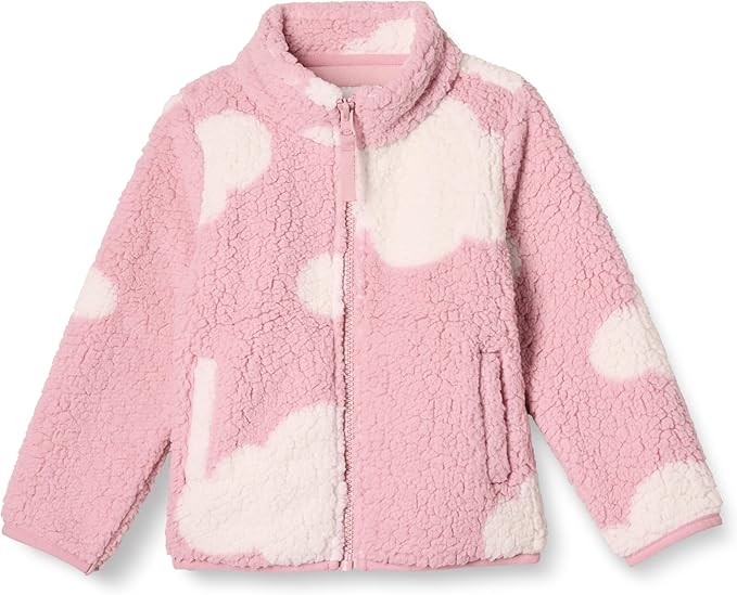 Amazon Essentials Girls and Toddlers' Sherpa Fleece Full-Zip Jacket | Amazon (US)