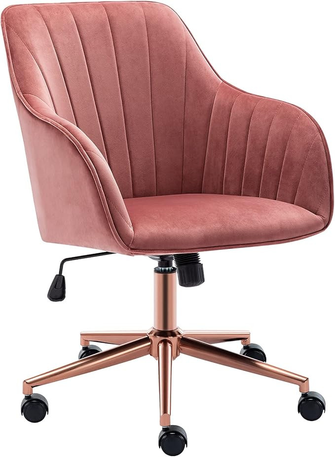 Duhome Home Office Chair Computer Desk Chair Armchair Task Chair Velvet Upholstered Chair Height ... | Amazon (US)