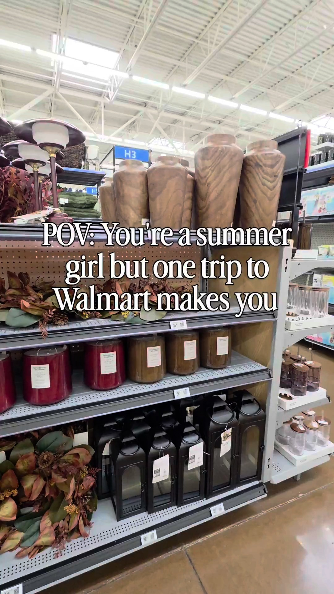 POV: you walked into Walmart for milk and left mentally rewatching Gilmore Girls in a flannel 🍂

That's the power of a good fall aisle. One glimpse of pumpkin everything and suddenly you're planning a Stars Hollow marathon with a candle lit and cider on the stove.

We're not ready to let go of summer... but we're also SO ready for this.

Cozy season, we see you 👀🧡 

 #LTKSeasonal #LTKHome